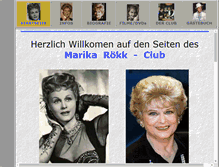 Tablet Screenshot of marika-roekk-club.com